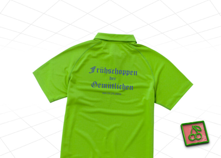Poloshirt – Bestickung
